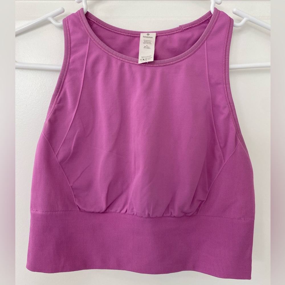 Lululemon High Neck Sports Bra Size 6